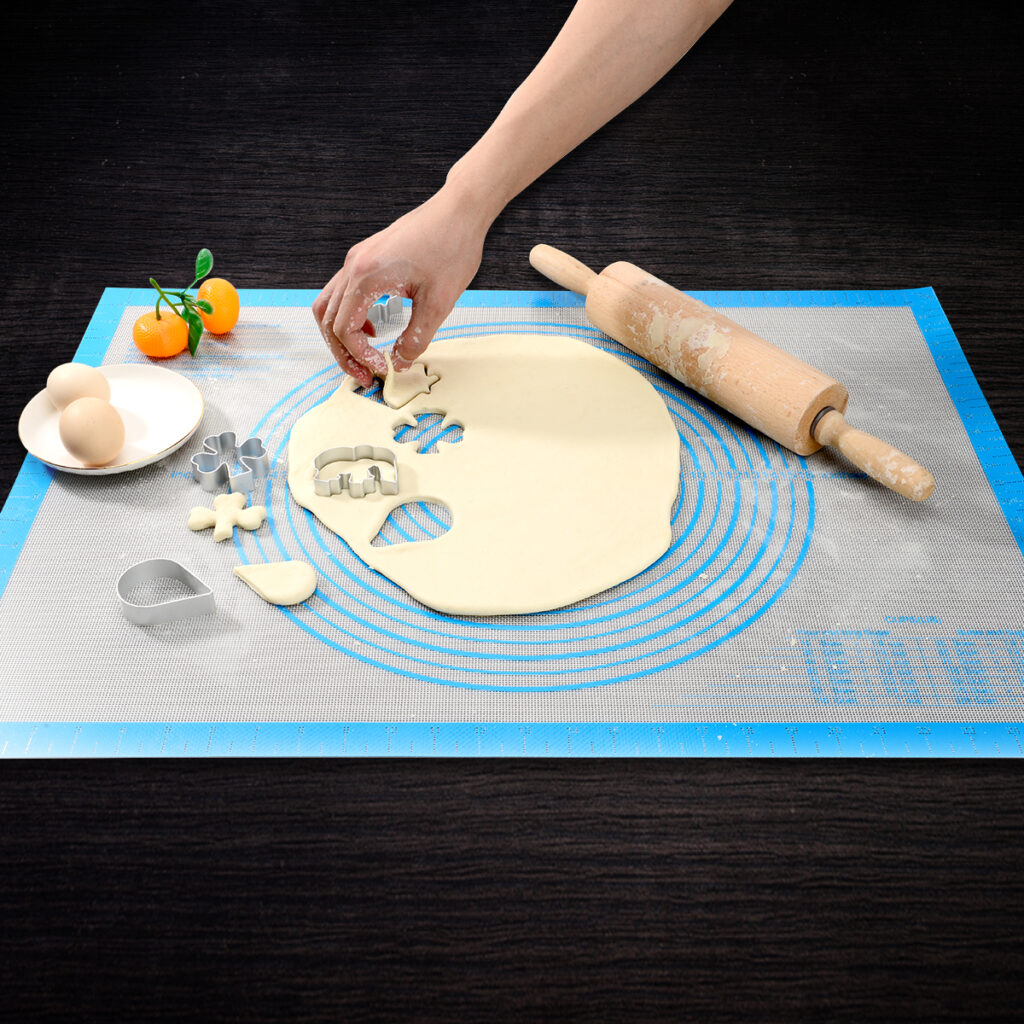 Nonstick Silicone Pastry Mat Extra Large with Measurements 28”By 20